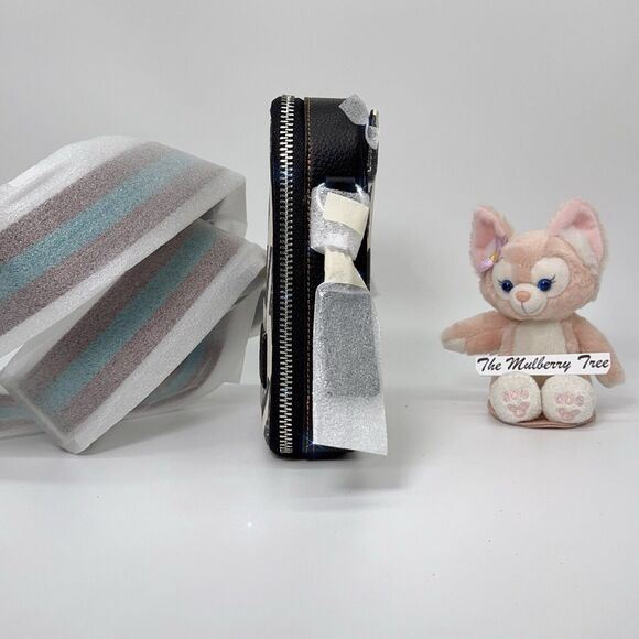 Coach CJ672 Stanton Crossbody With Houndstooth Print Black Cream Leather Canvas - Picture 2 of 9